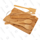 Diamond Home 6-Piece Bamboo Cutting Board & Utensil Set | $15 | SideDeal